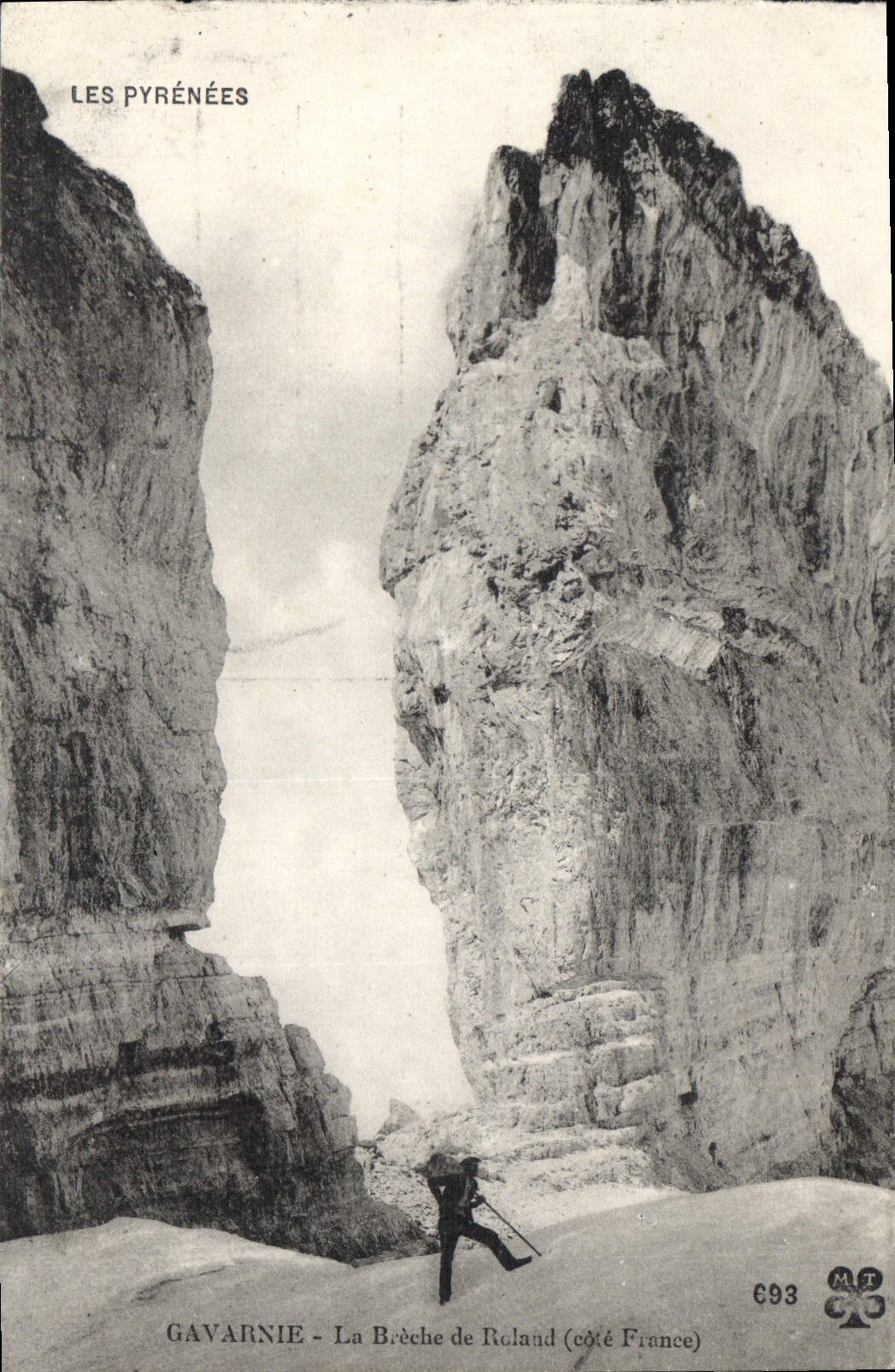 CPA Gavarnie La Breche de Roland 