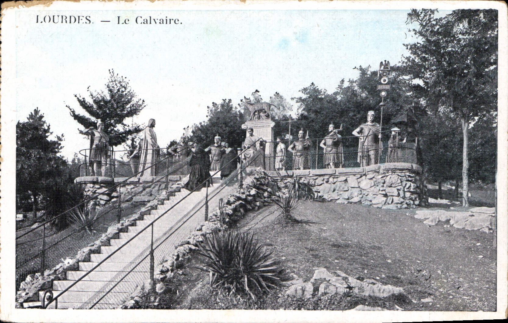 CPA Lourdes Le Calvaire 