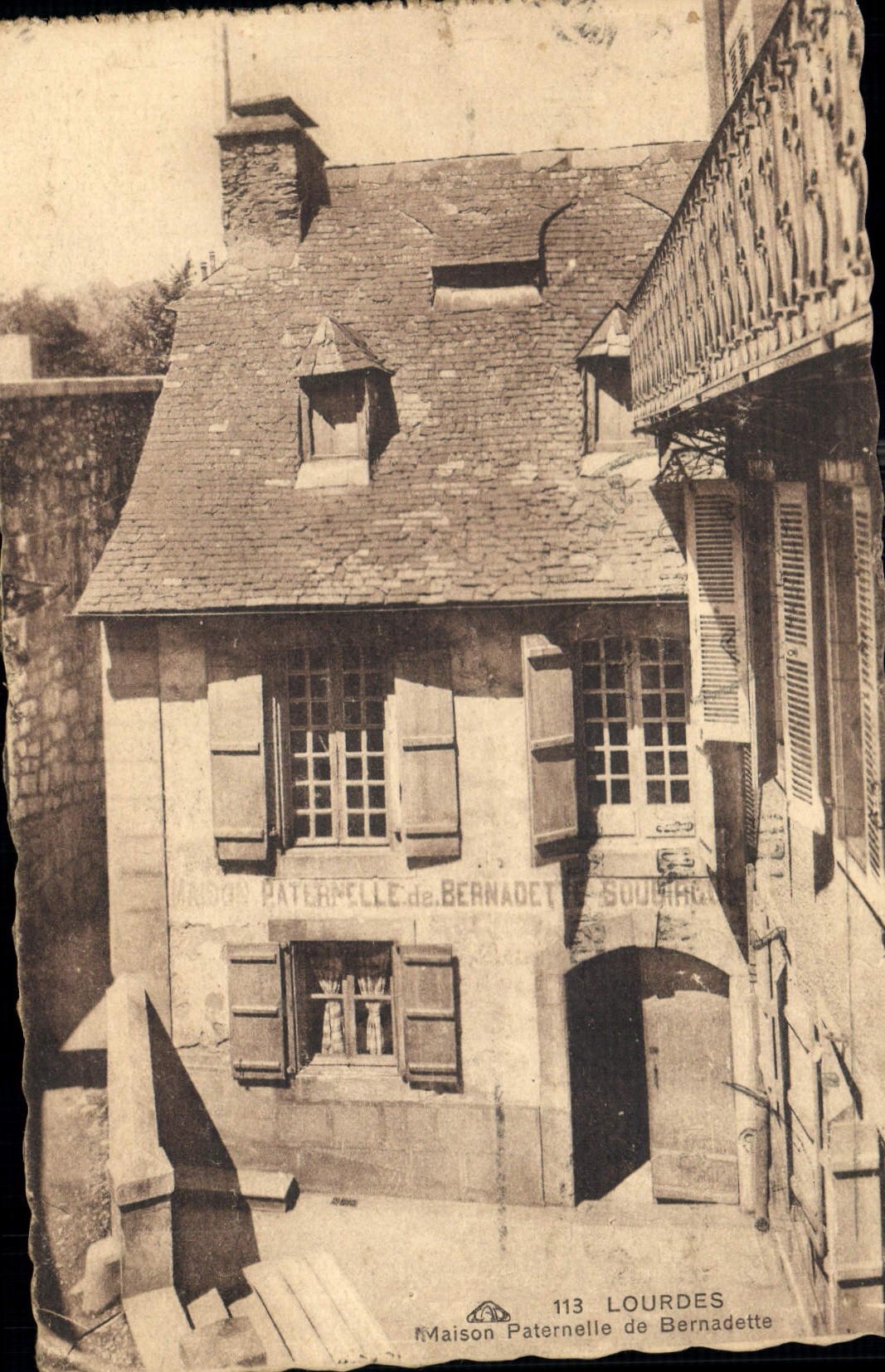 CPA Lourdes Maison Paternelle de Bernadette 