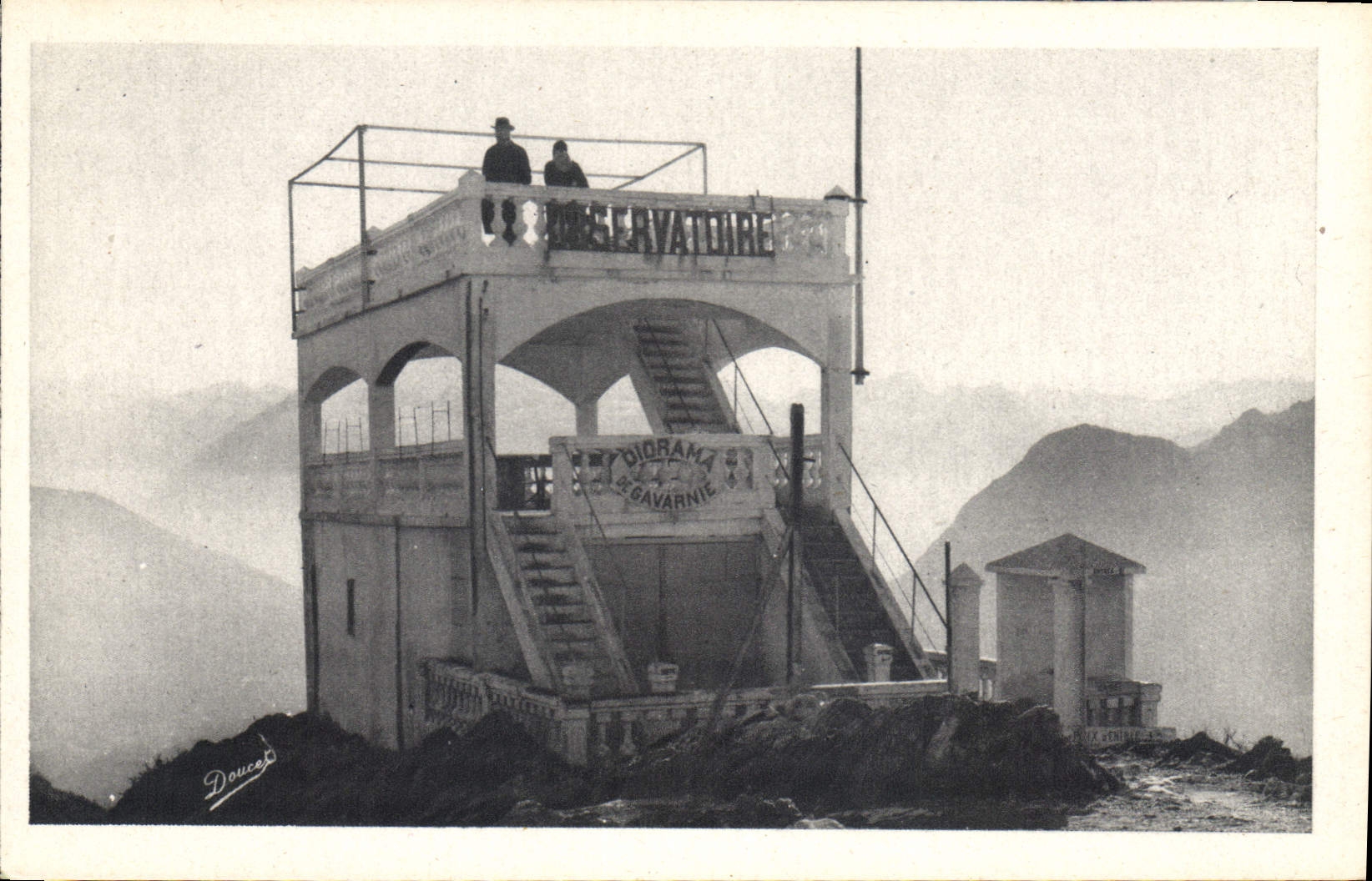 CPA Lourdes Observatoire du Pic du Jer 