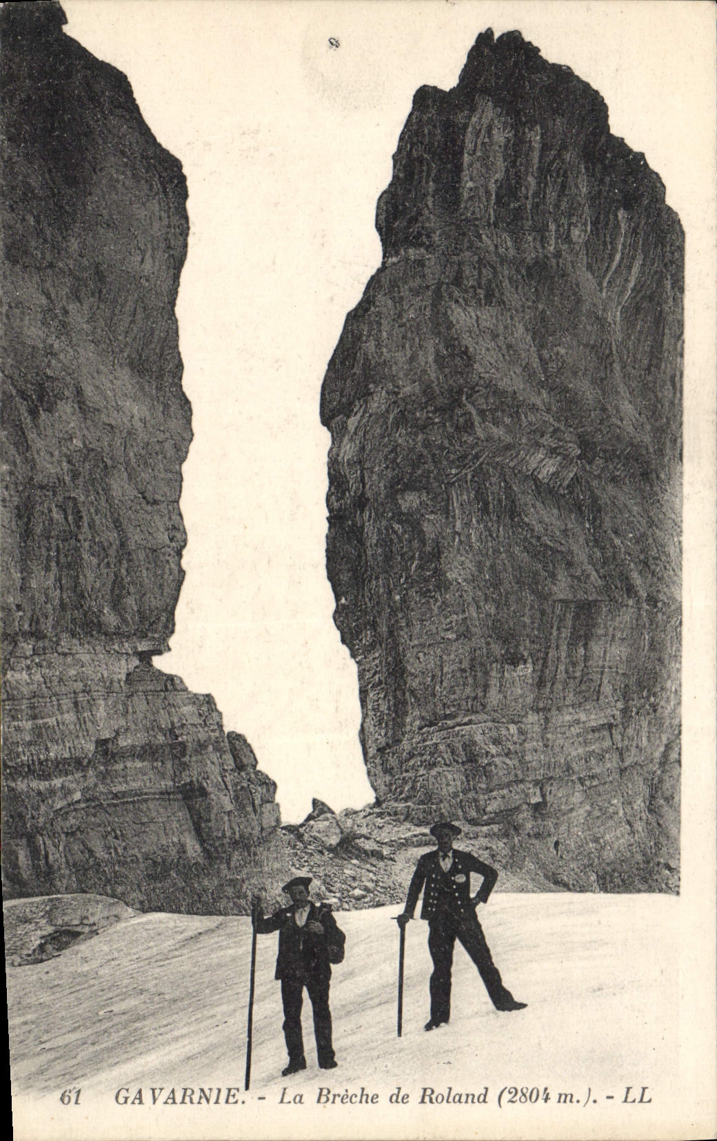CPA Gavarnie La Breche de Roland 2804 m 