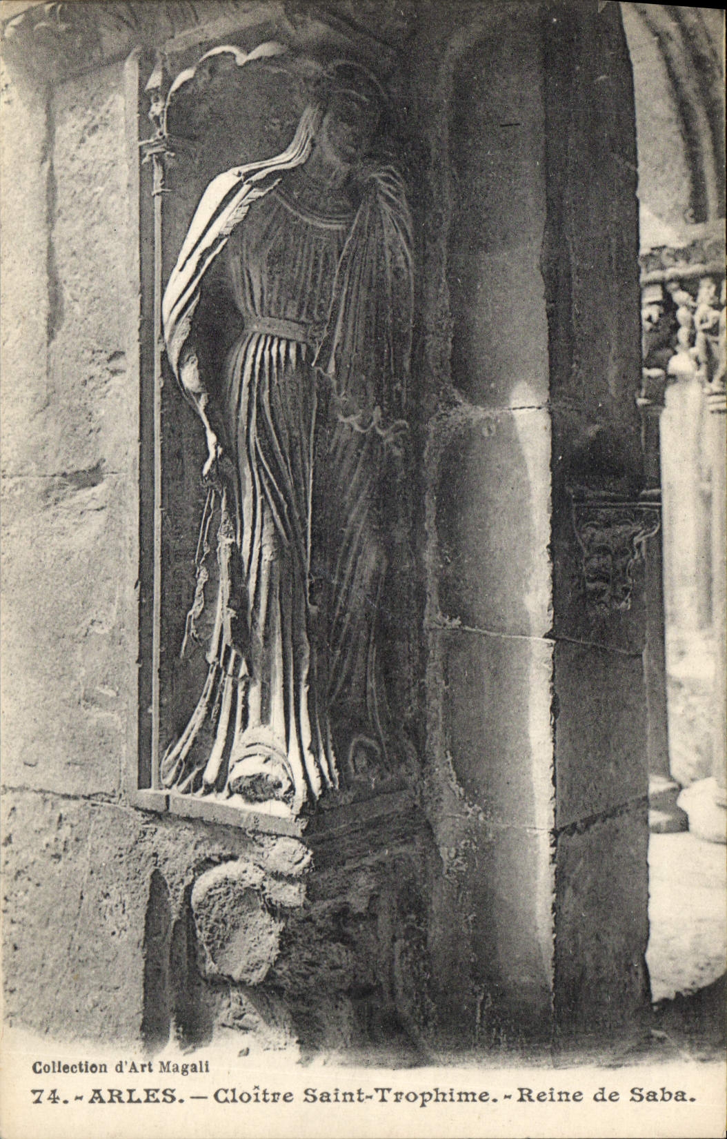 CPA Arles Cloitre Saint Trophime Reine de Saba 
