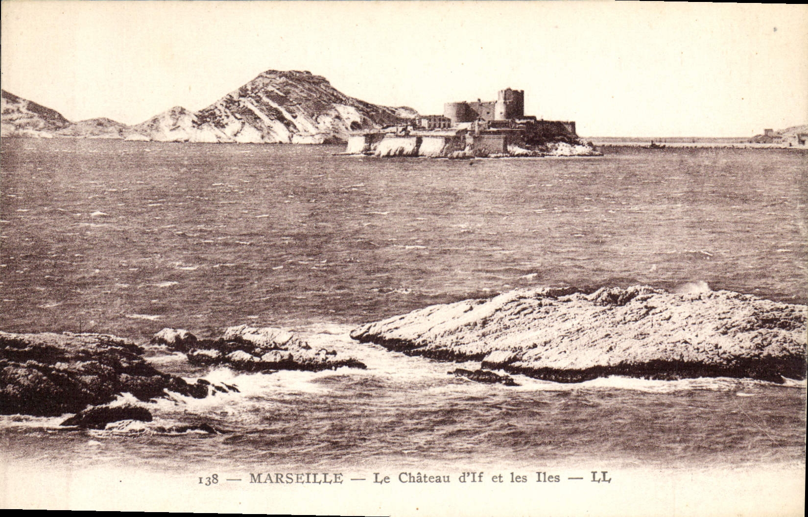 CPA Marseille Le Chateau d'If et les Iles 