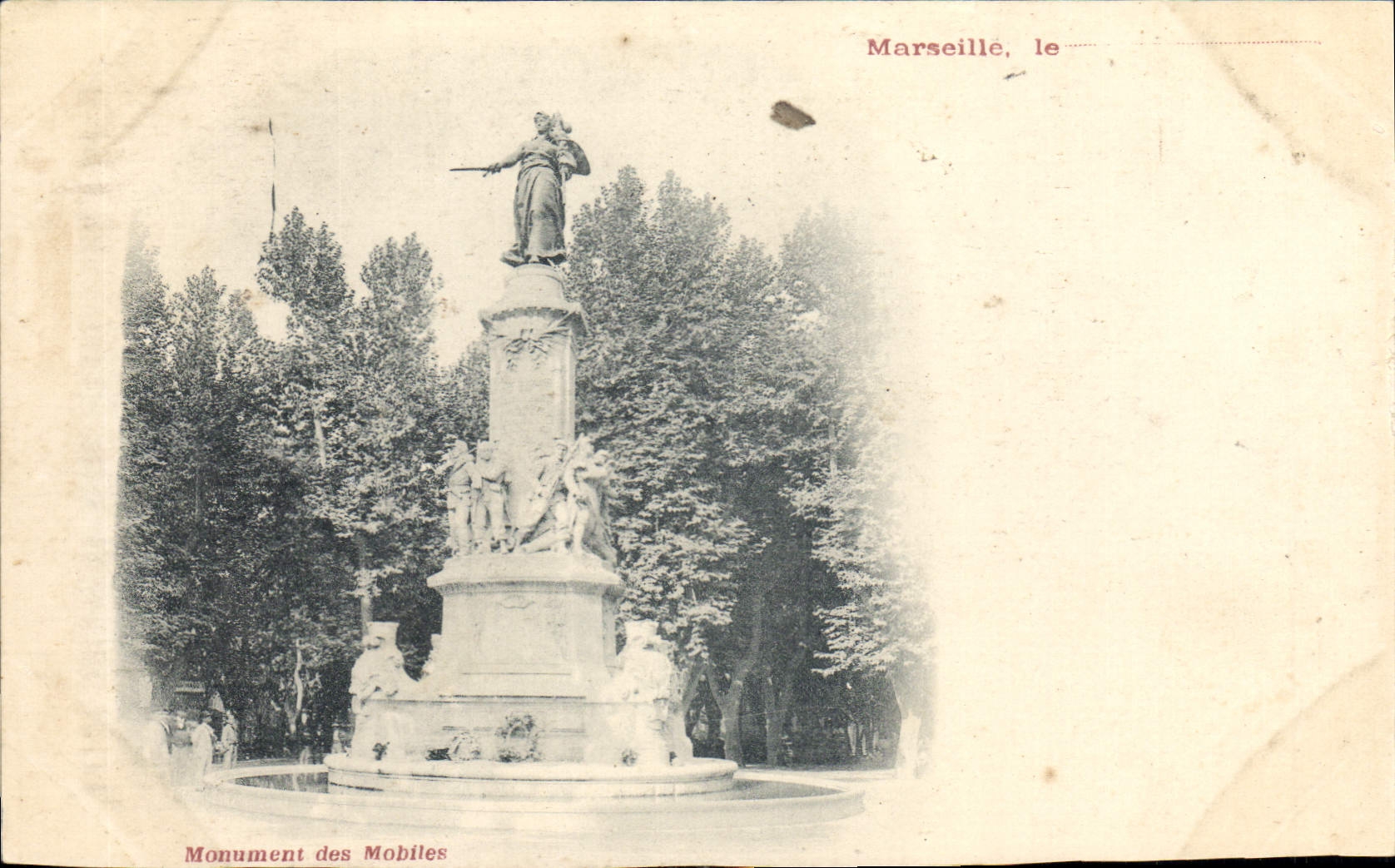 CPA Marseille Monument des Mobites 