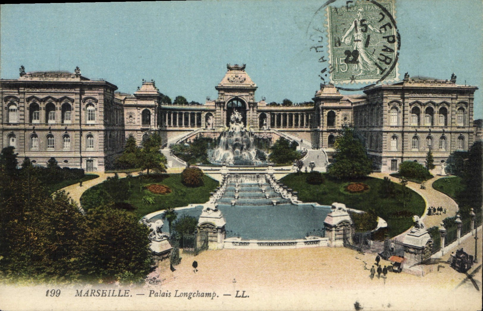 CPA Marseille Palais Longchamp 