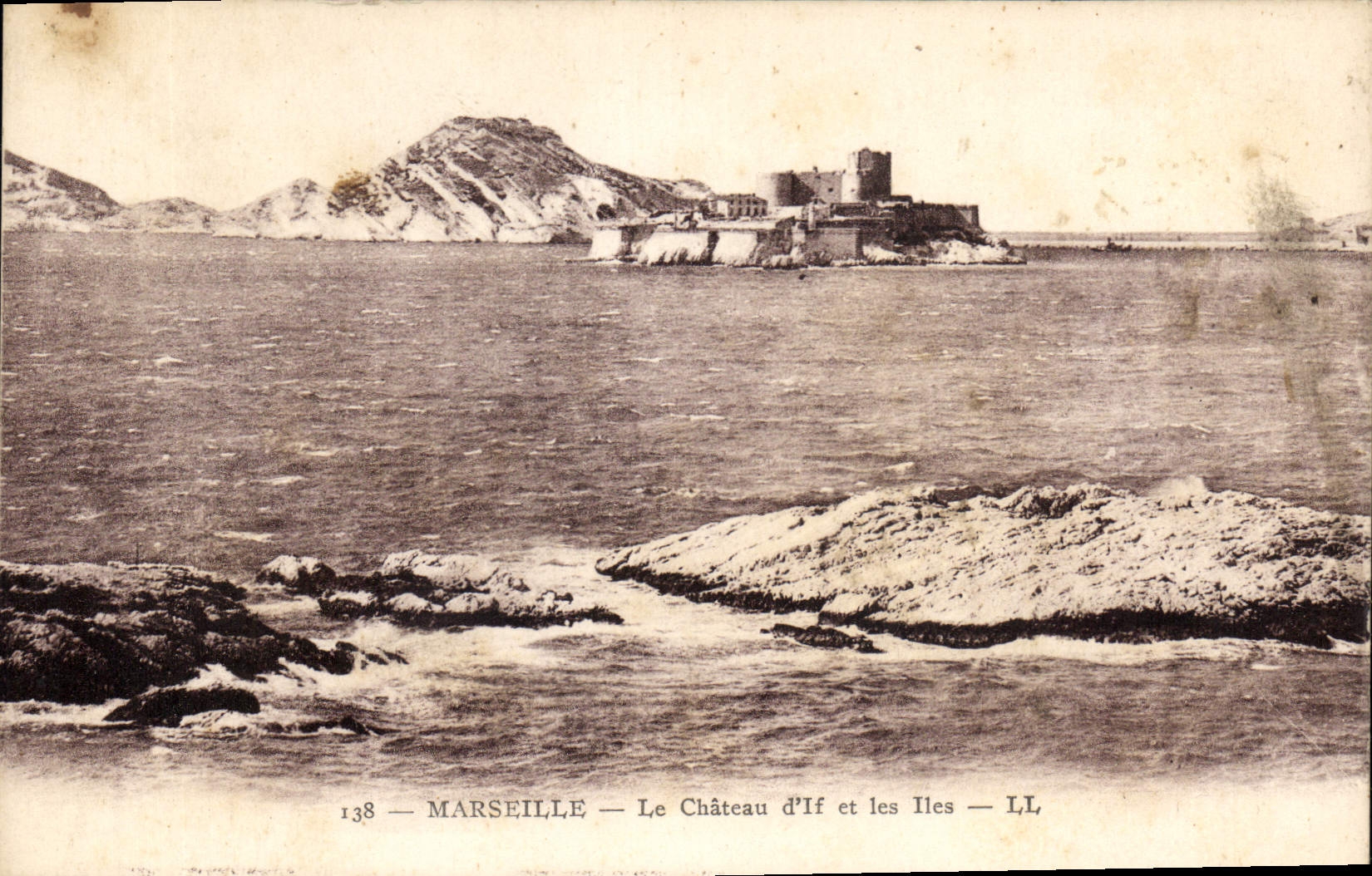 CPA Marseille le Chateau d'If et les Iles 