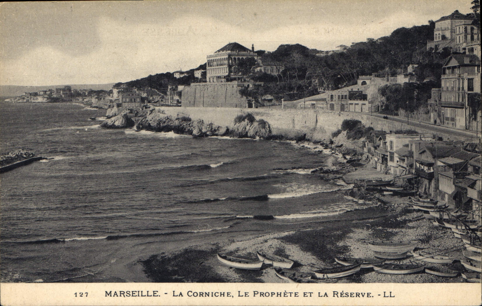 CPA Marseille la Corniche le Prophete et la Reserve 