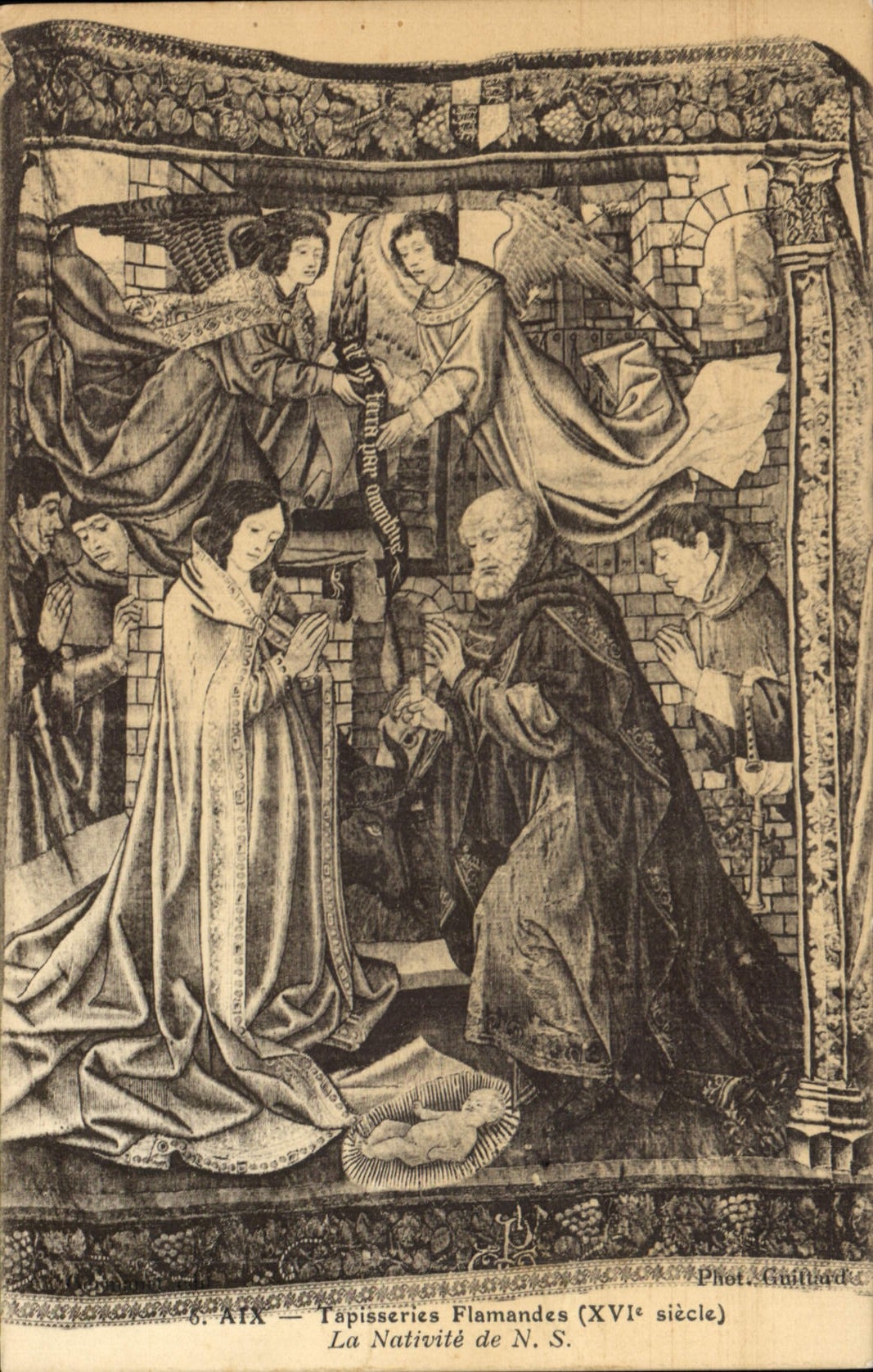 CPA Aix Tapisseries Flamandes XVI siecle la Nativite de N S