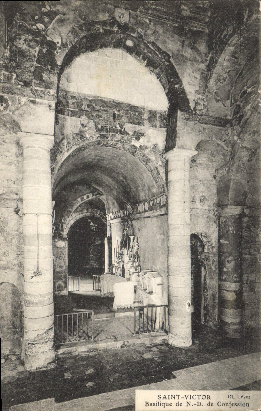 CPA Saint Victor Basilique de N d de Confession 