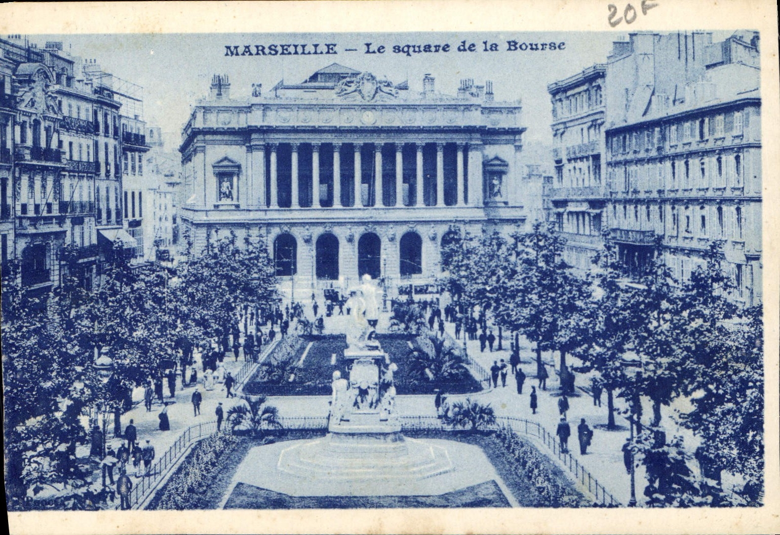 CPA Marseille le Square de la Bourse