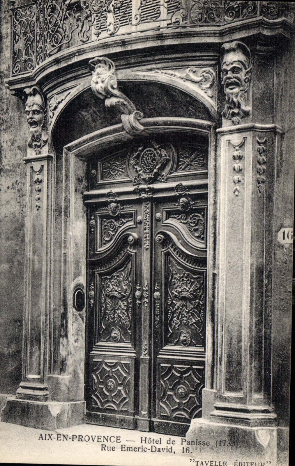 CPA Aix en Provence Hotel de Panisse 1739 Rue Emeric David 16 