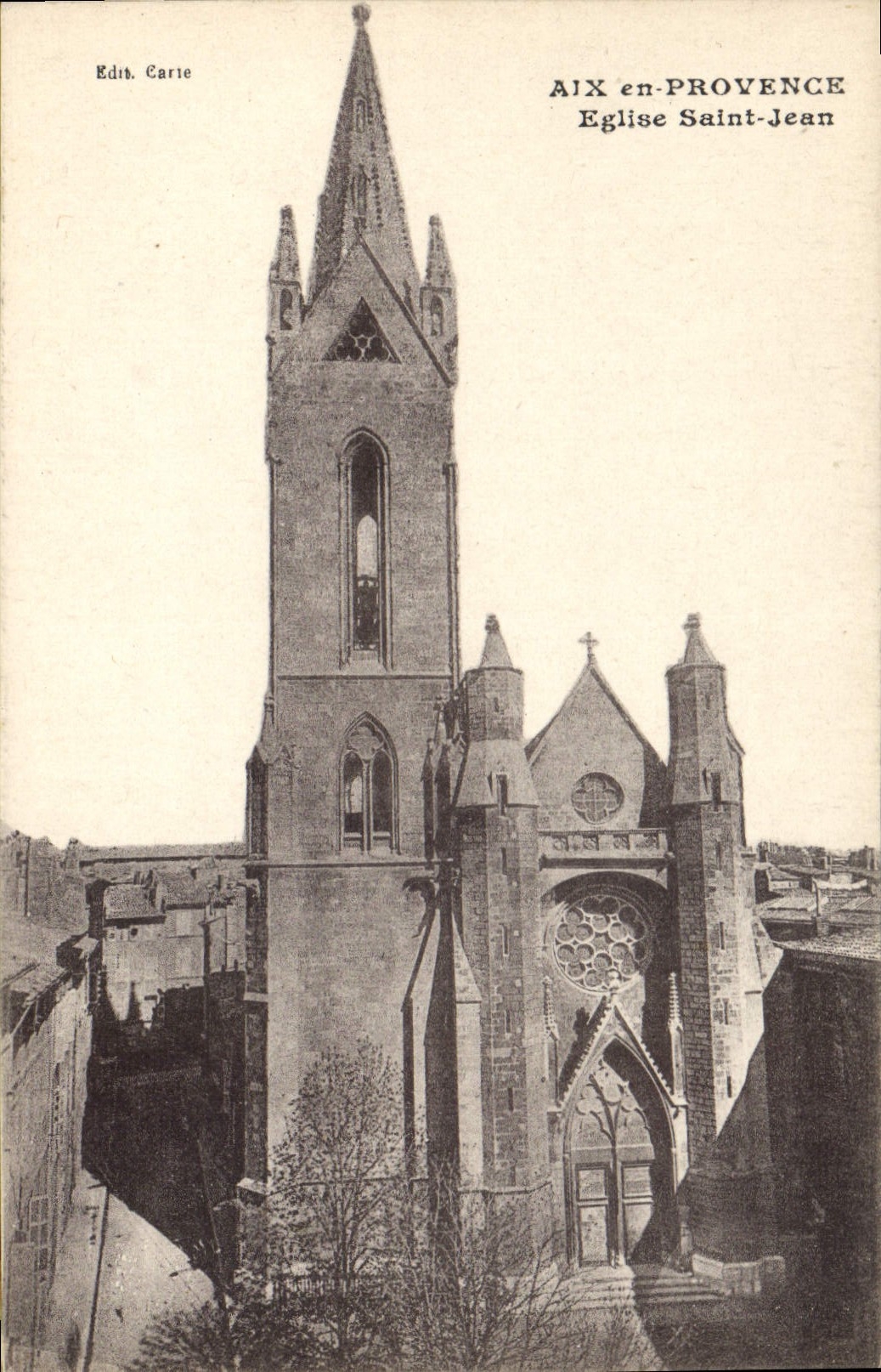 CPA Aix en Provence Eglise Saint Jean 