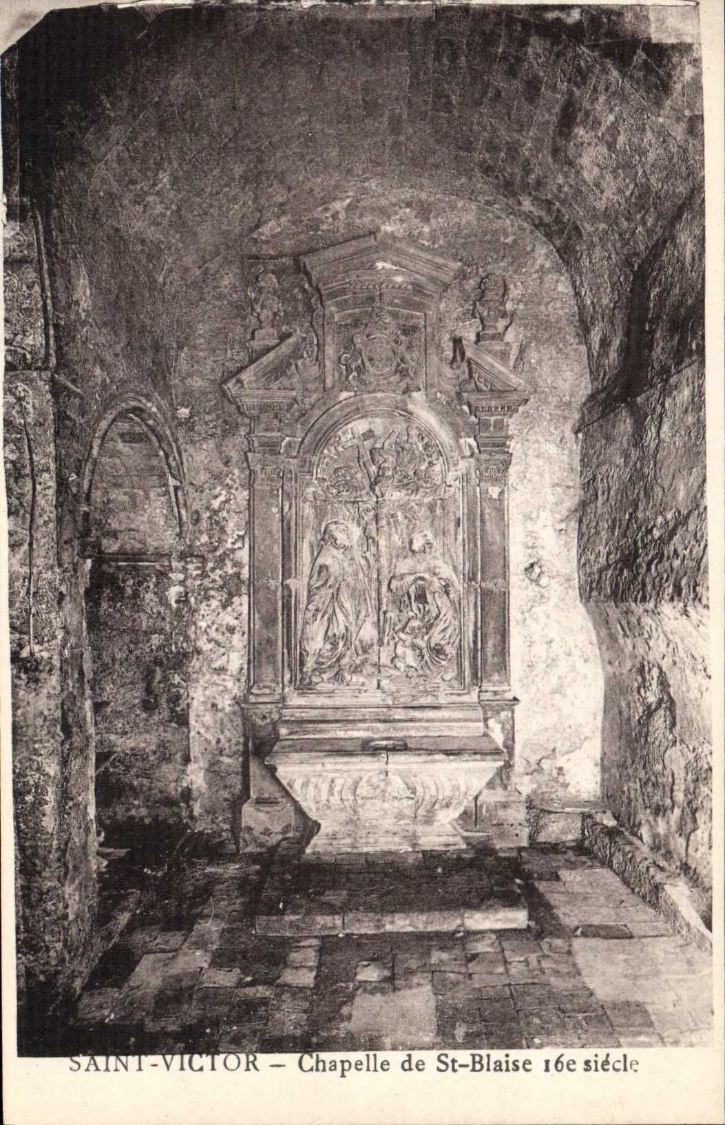 CPA Saint Victor Chapelle de St Blaise 16e siecle 
