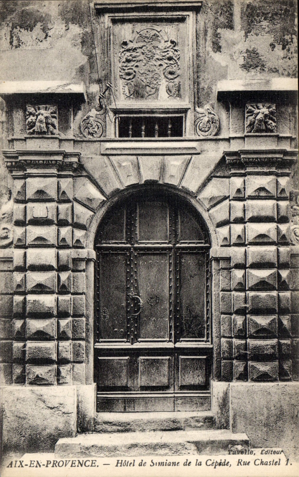 CPA Aix en provence Hotel de Simiane de la Cepede rue Chastel 
