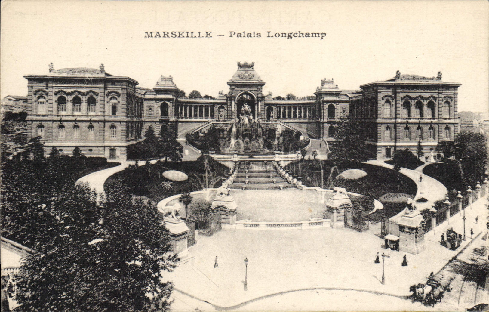 CPA Marseille Palais Longchamp 