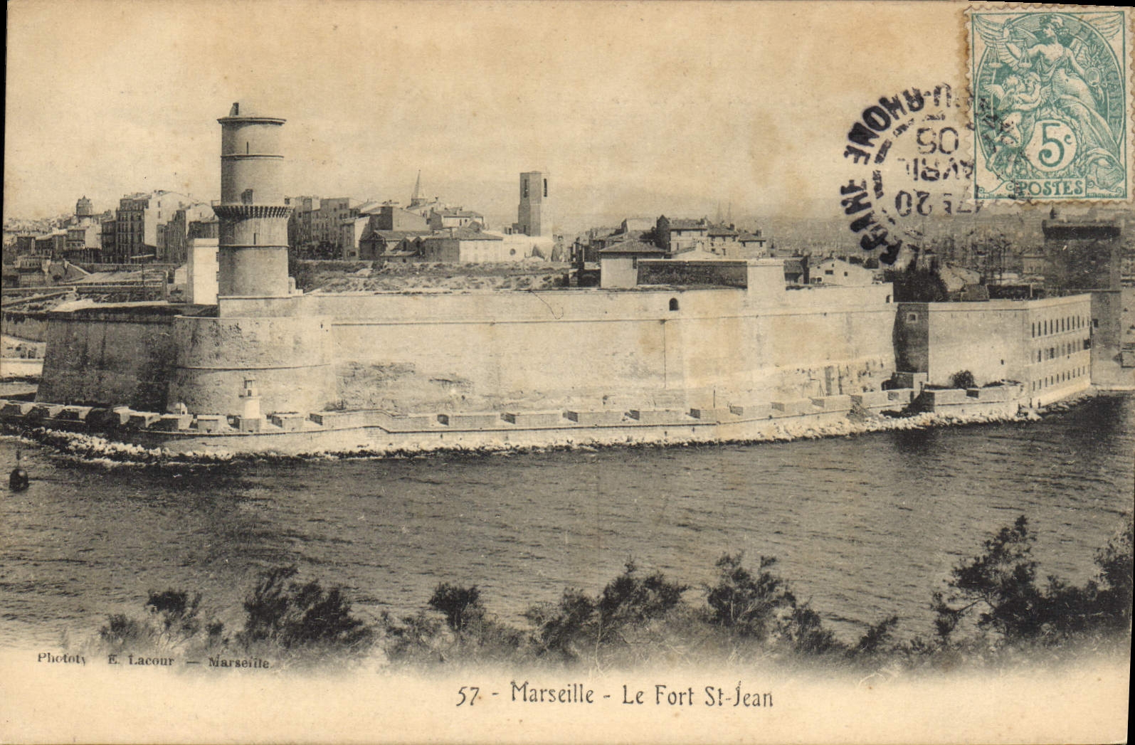 CPA Marseille le Fort St Jean 