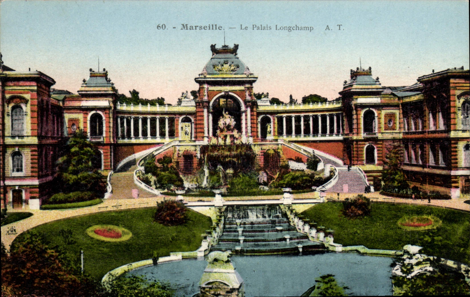 CPA Marseille le Palais Longchamp 
