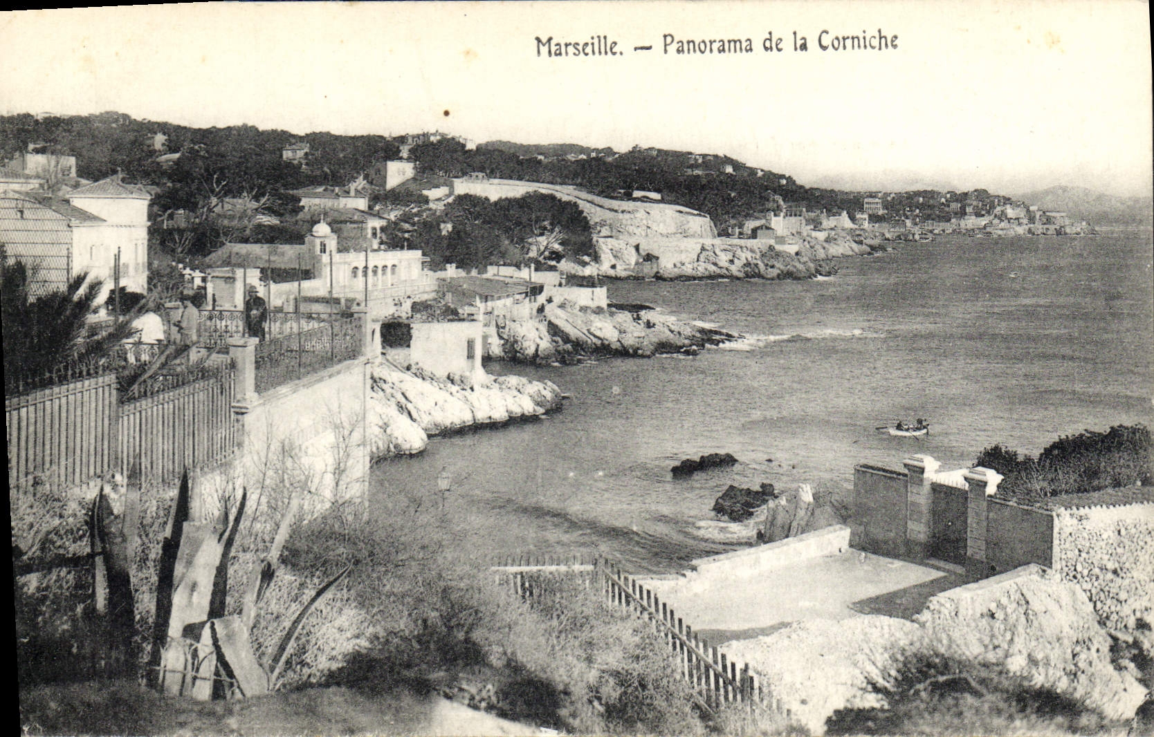 CPA Marseille Panorama de la Corniche 
