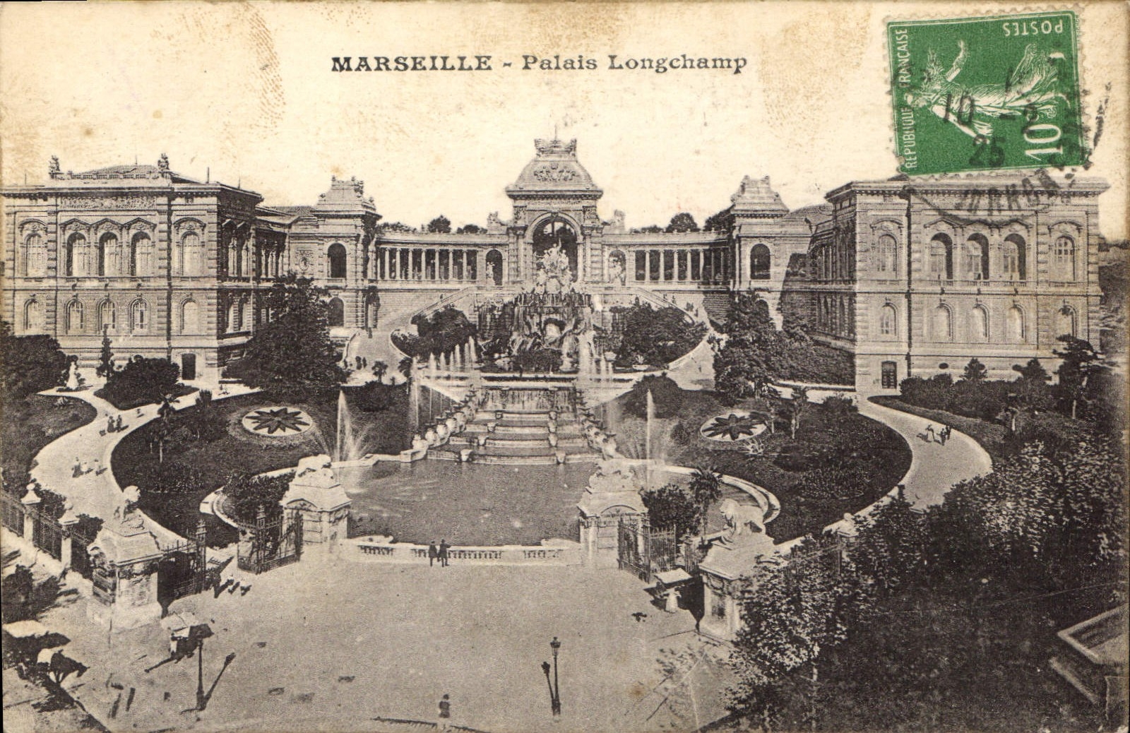 CPA Marseille Palais Longchamp 