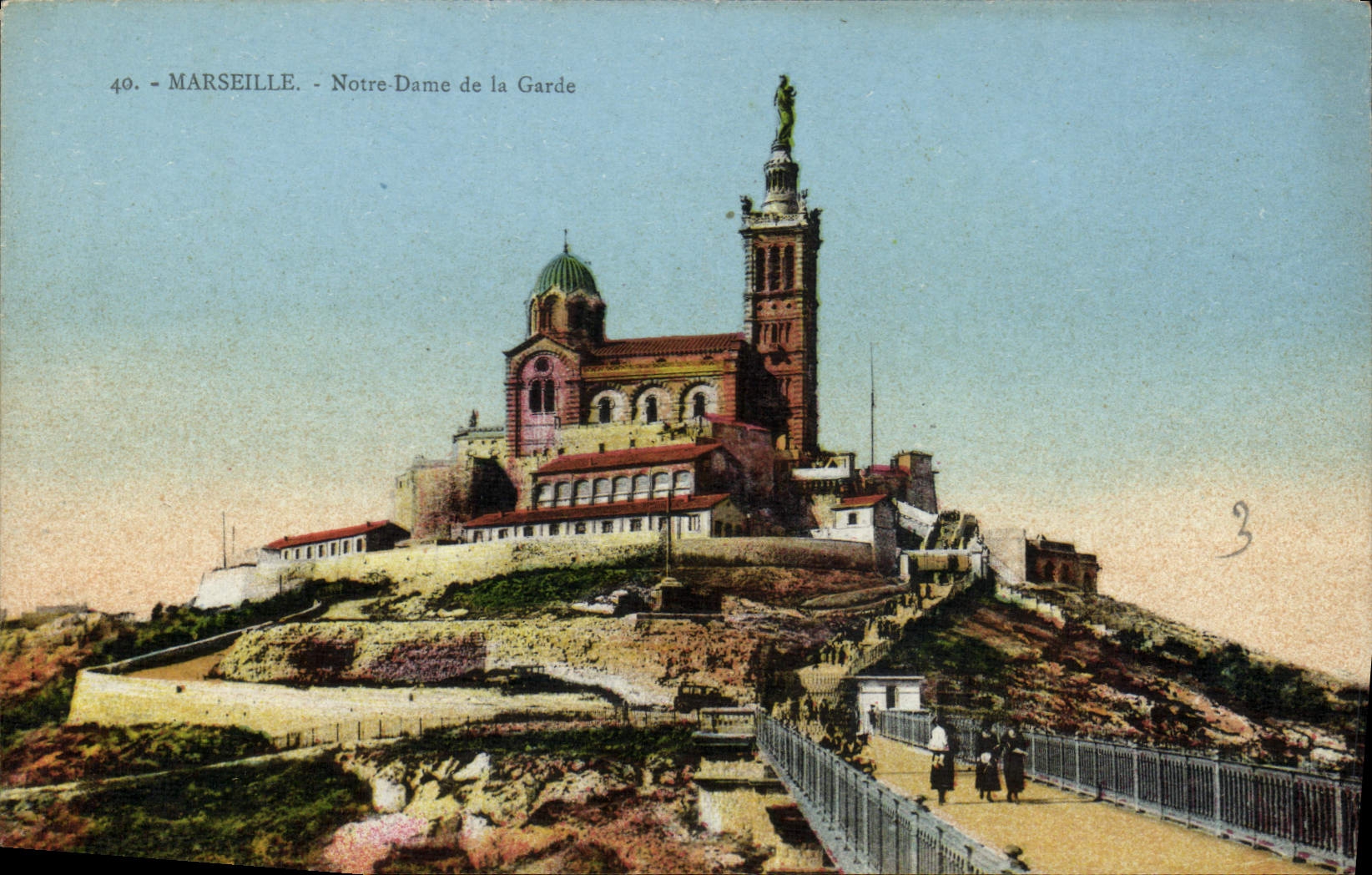 CPA Marseille Notre Dame de la Garde 