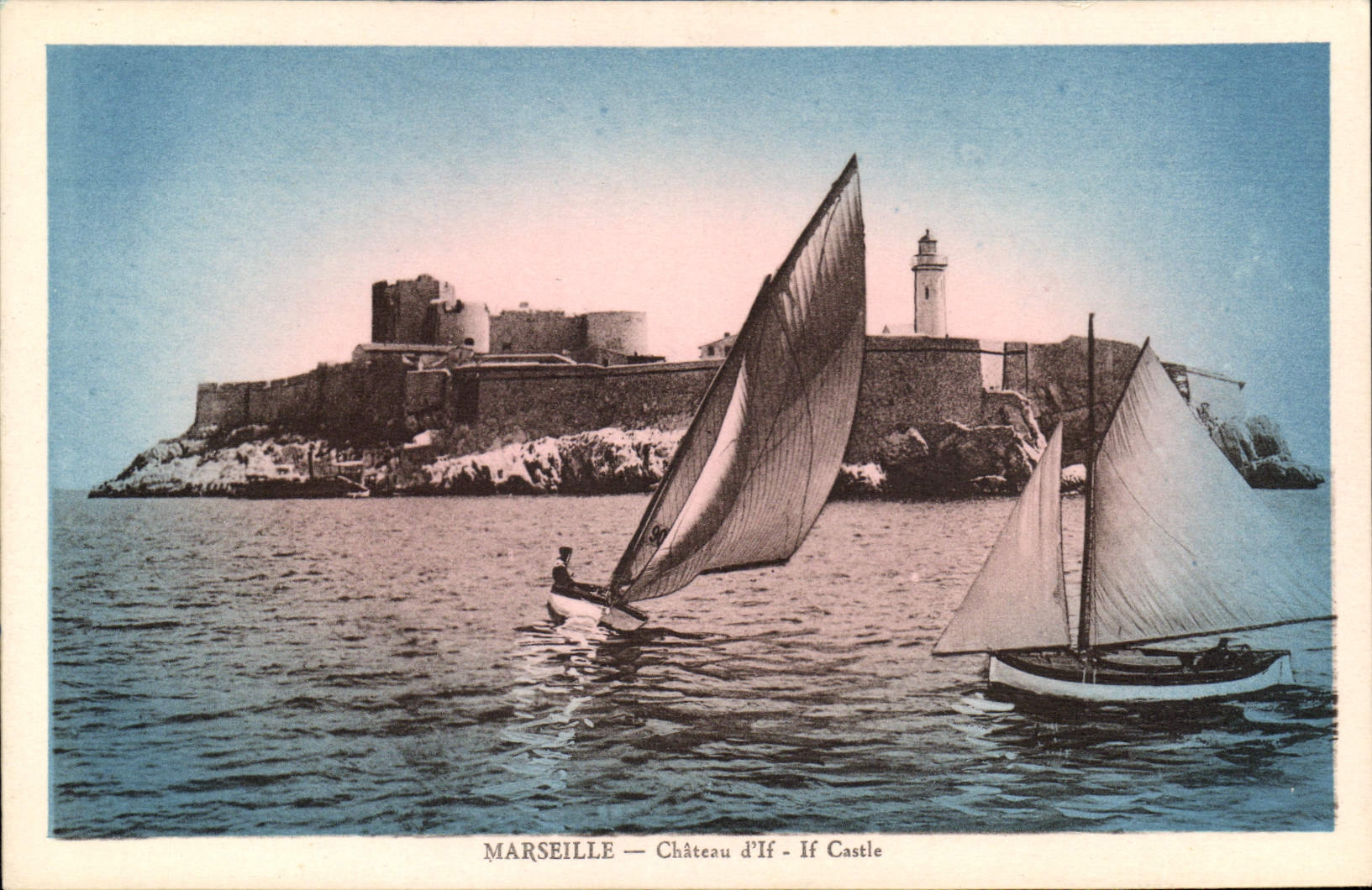 CPA Marseille Chateau d'If Bateaux