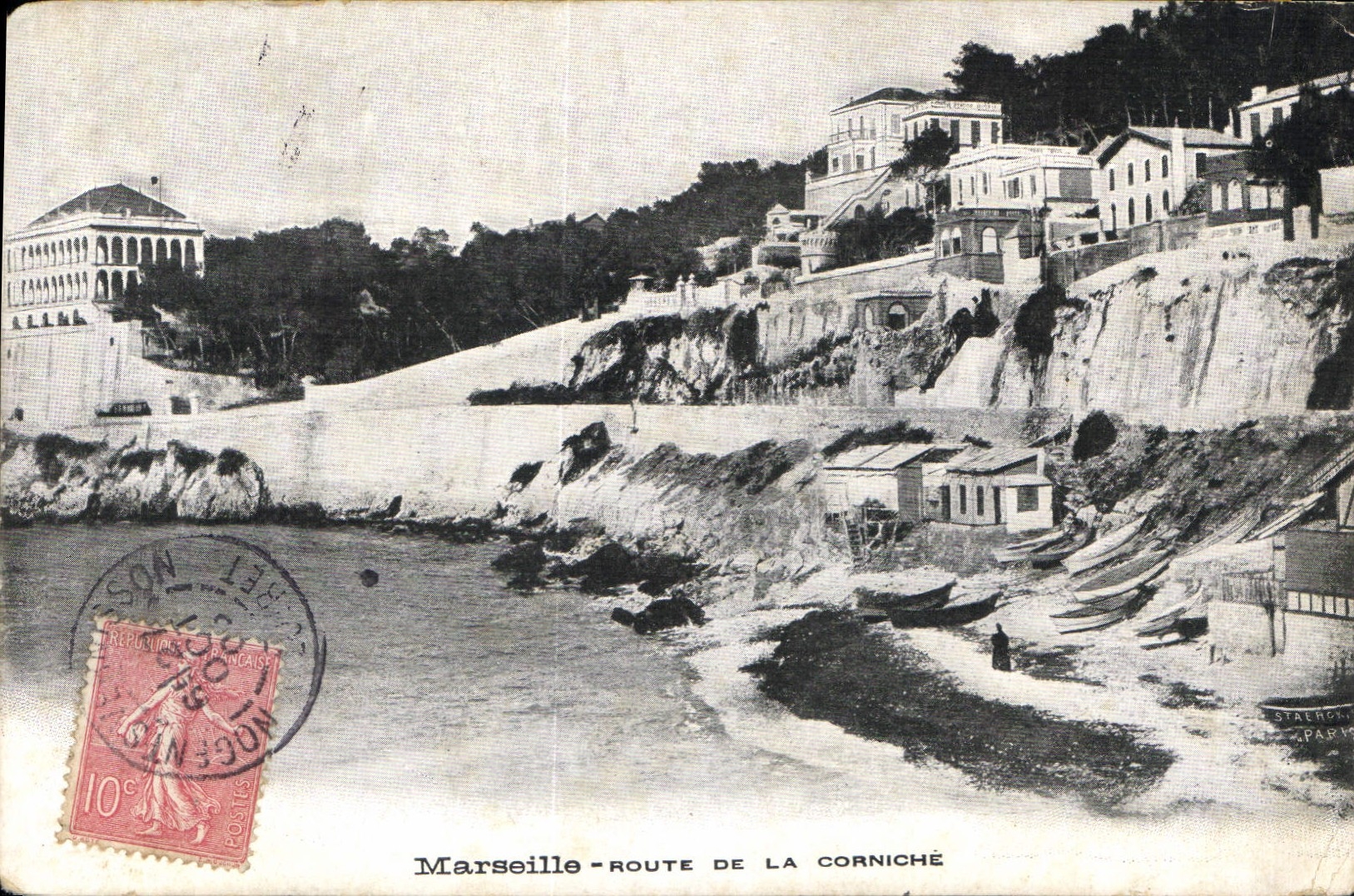 CPA Marseille Route de la Corniche 