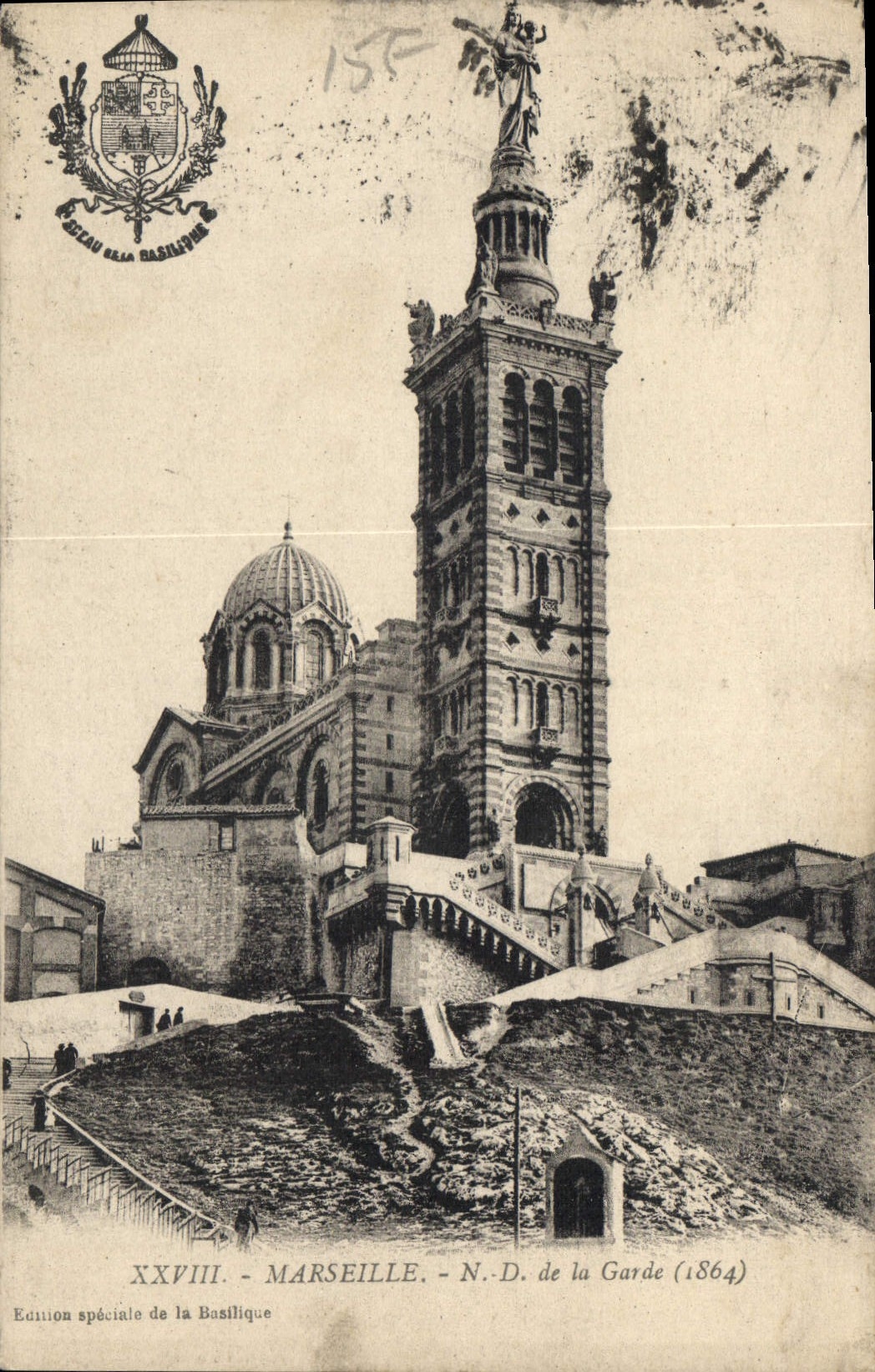 CPA Marseille N D de la Garde 1864 