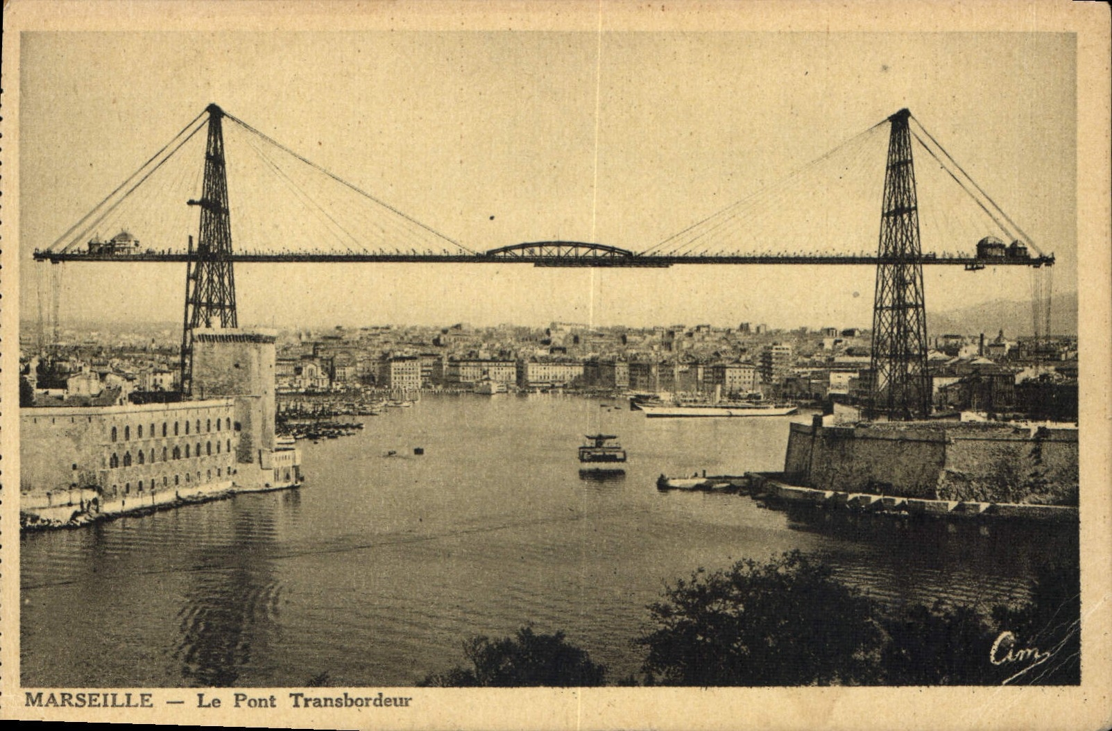 CPA Marseille le Pont Transbordeur 