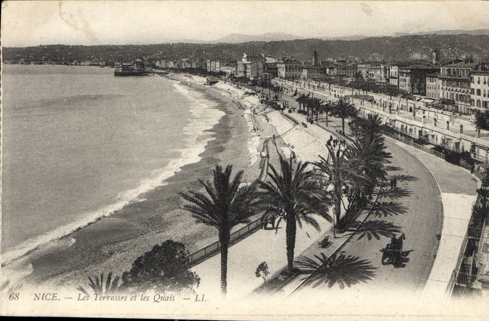 CPA Nice les Terrasses et les Quais 