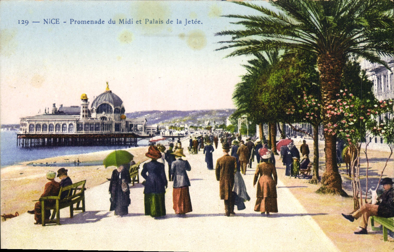 CPA Nice Promenade du Midi et Palais de la Jetee 
