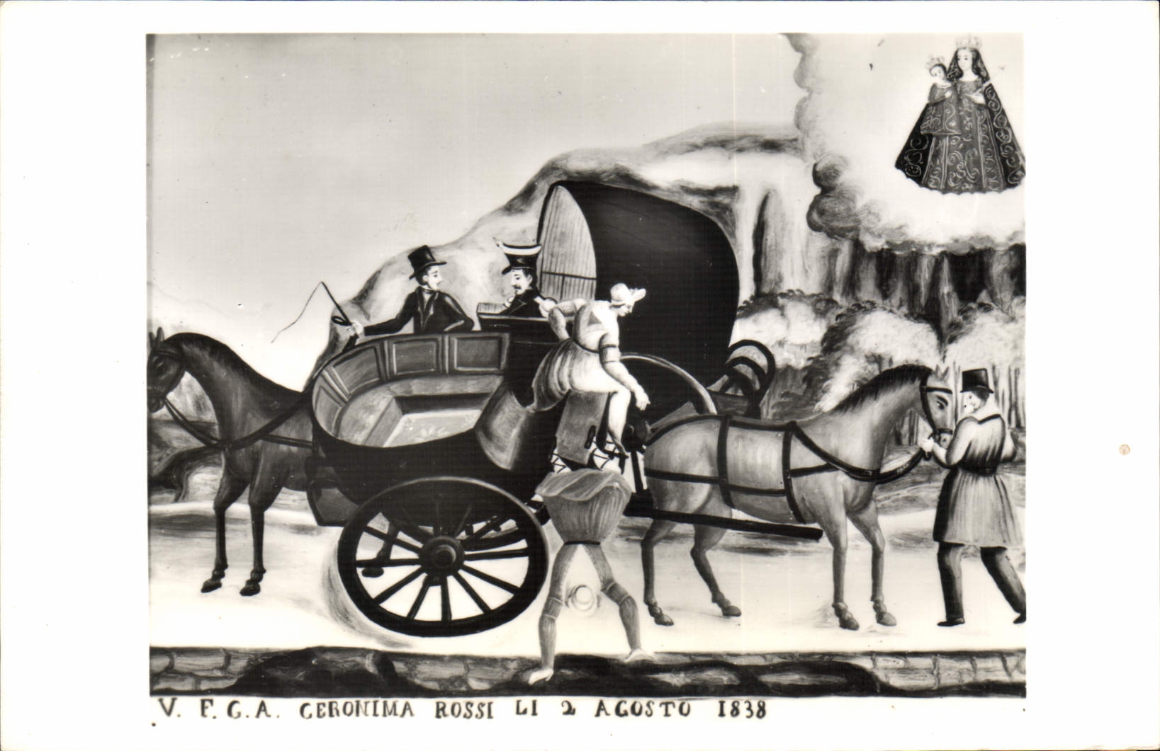 CPA Ex Voto du Sanctuaire de Notre Dame de Laghet A M 