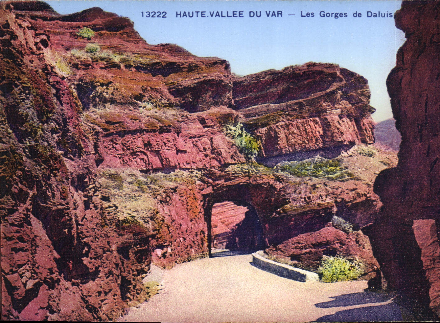 CPA Haute Vallee du Var les Gorges de Daluis 