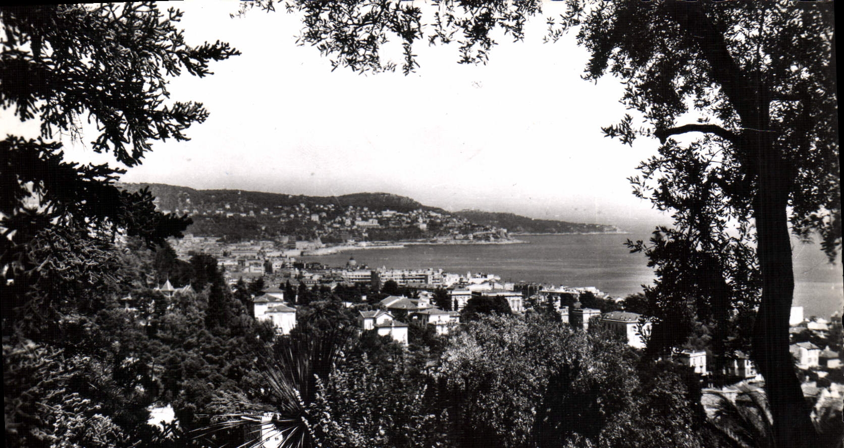 CPA Nice vue prise de Bellet 