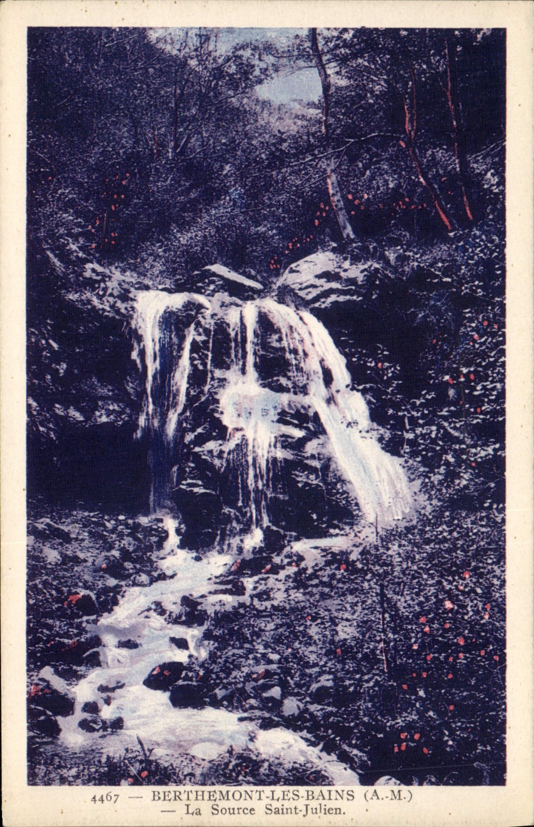 CPA Berthemont les Bains A M la Source Saint Julien