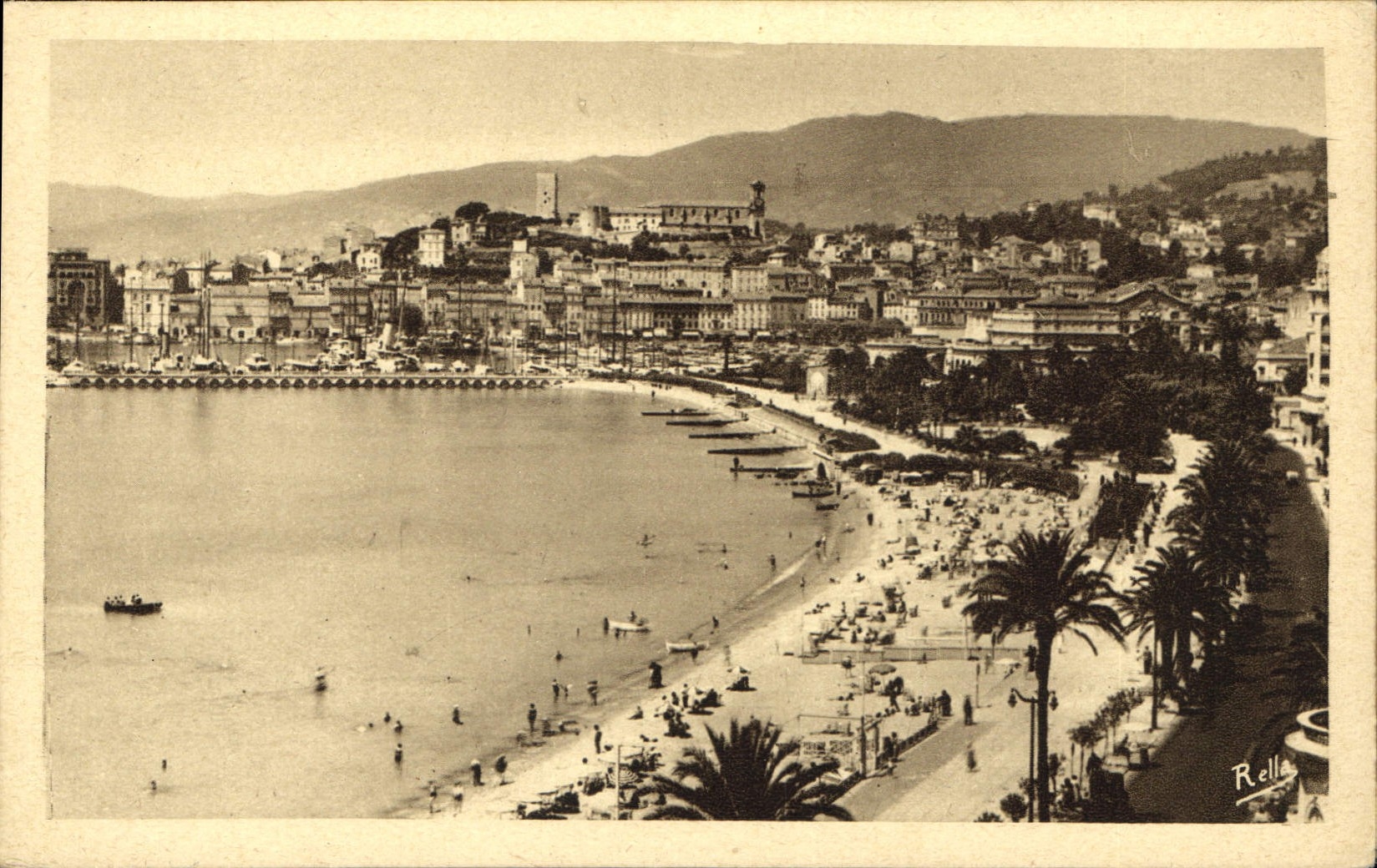 CPA Cannes la Croisette et le Mont Chevalier