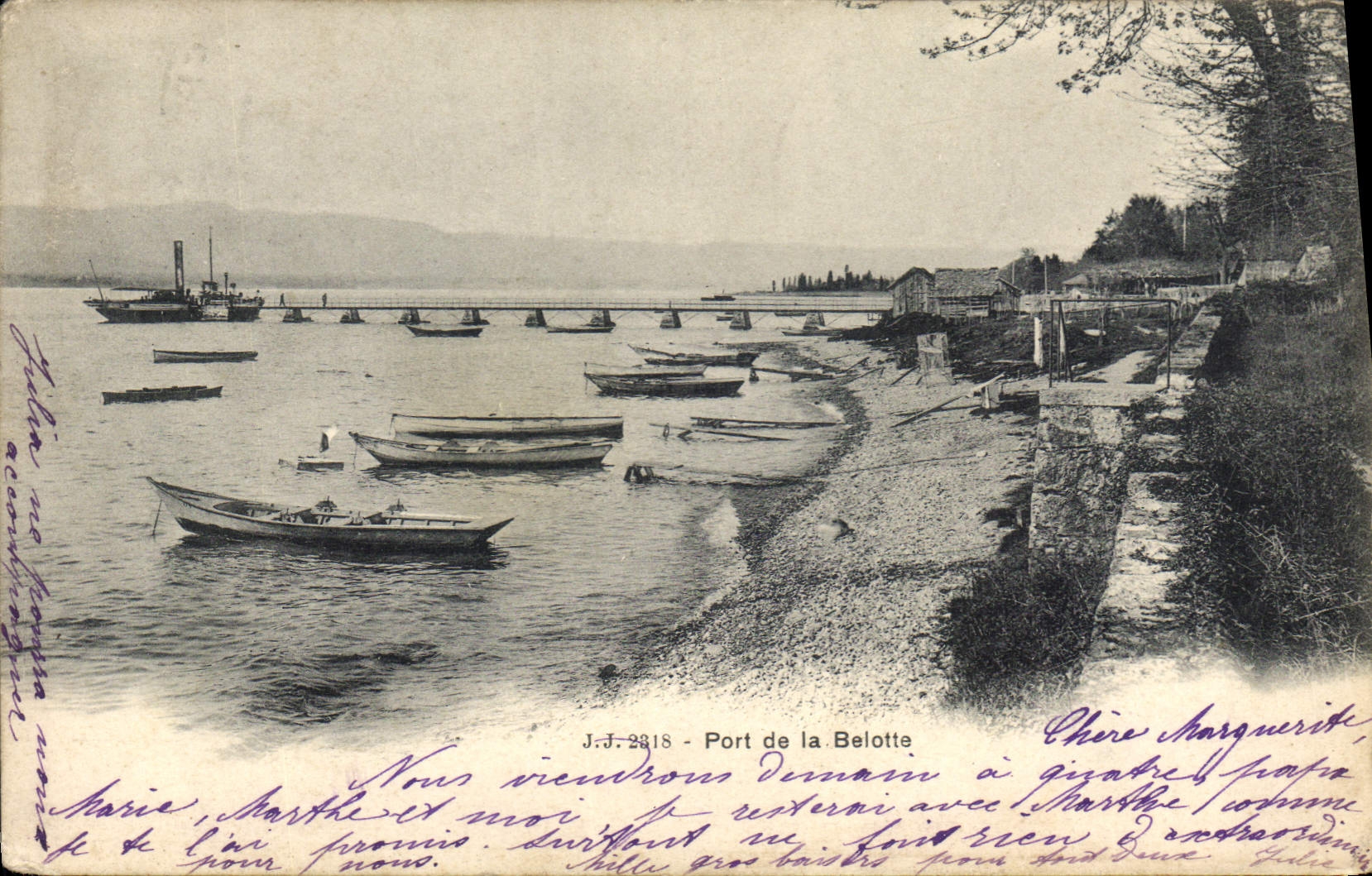 CPA Port de la Belotte 