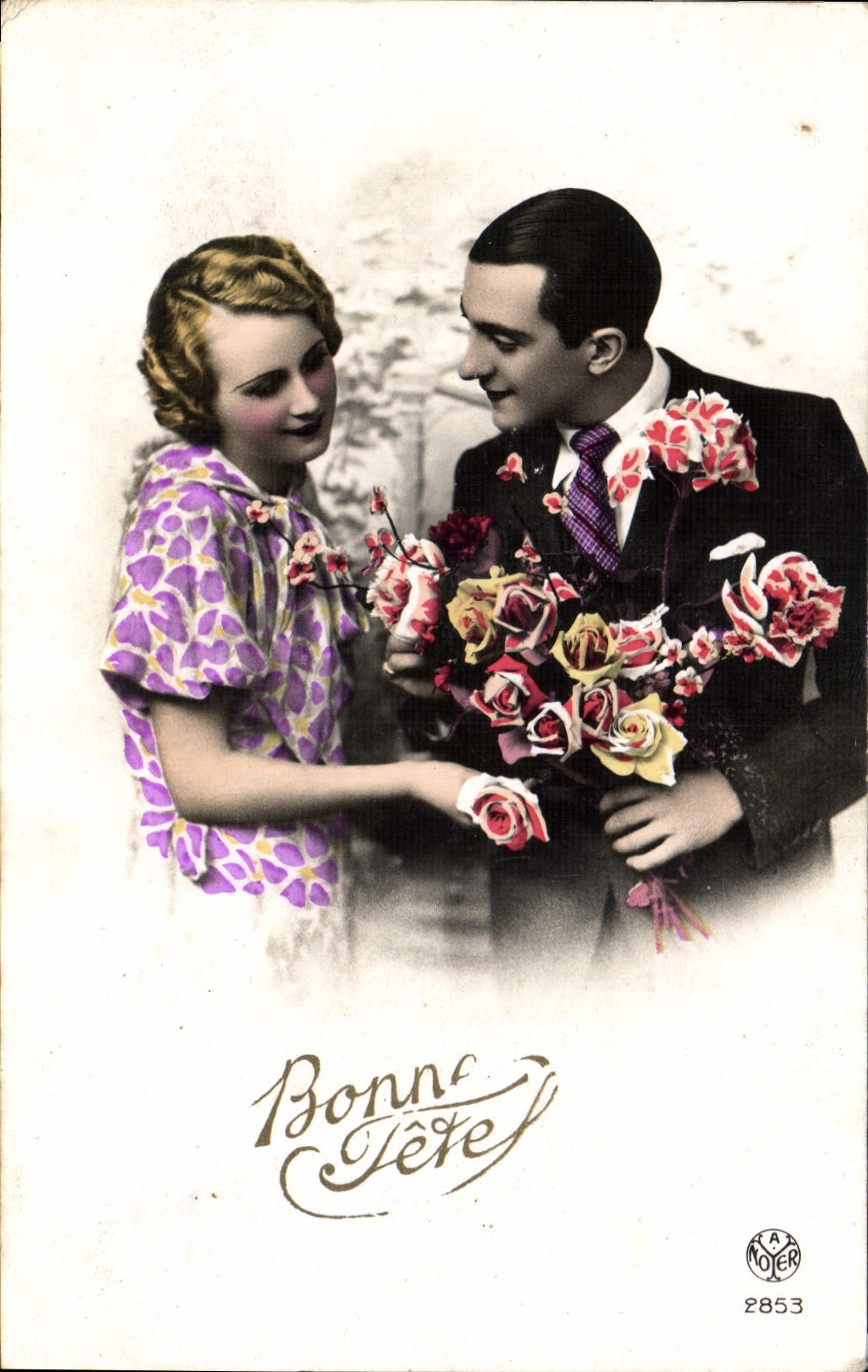 CPA Bonne Fete Femme