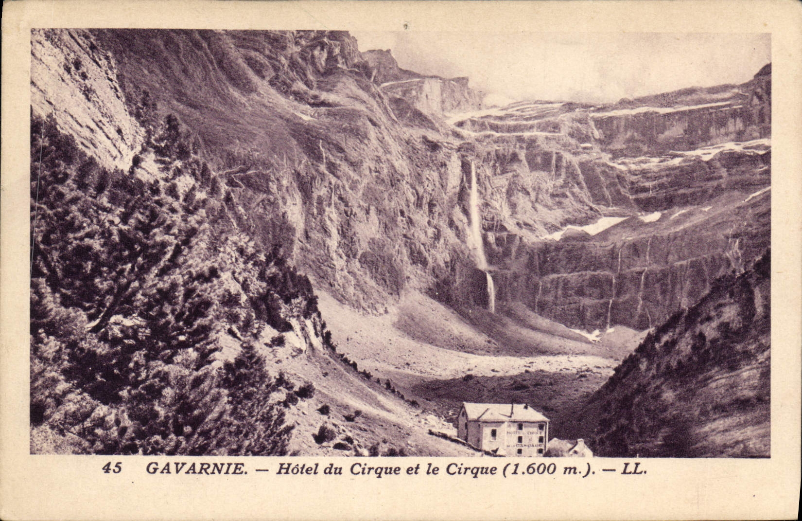 CPA Gavarnie Hotel du Cirque et le Cirque 