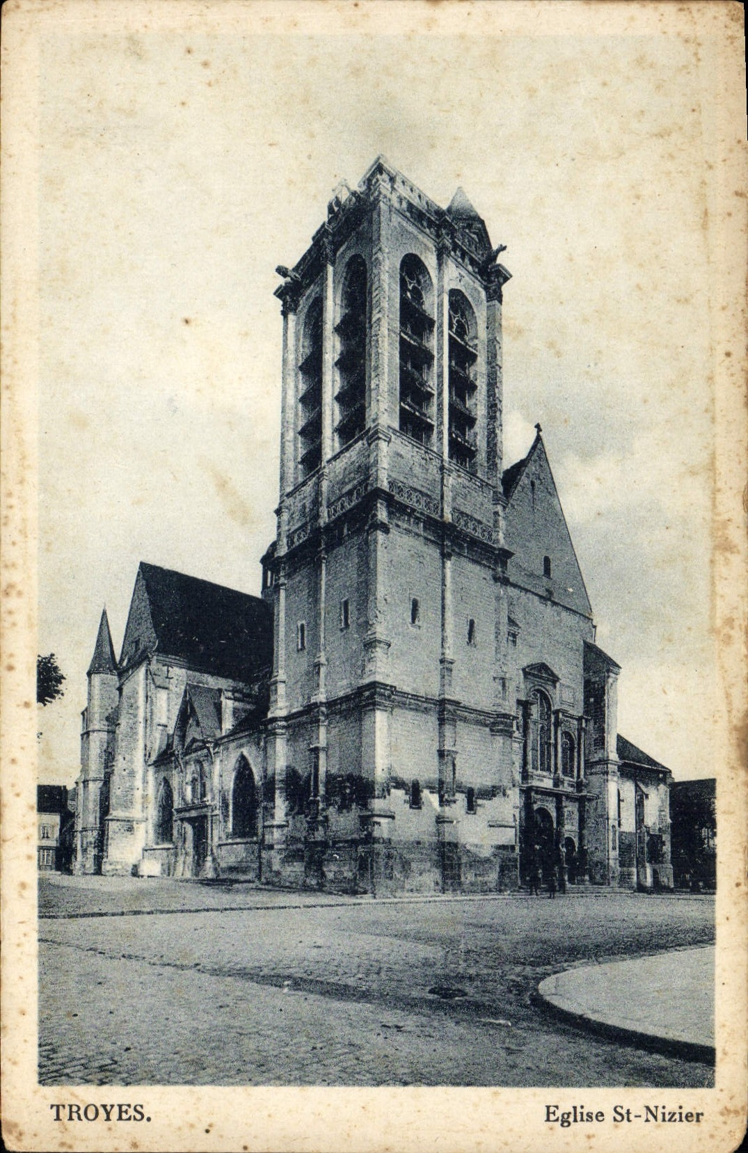 CPA Troyes Eglise St Nizier 