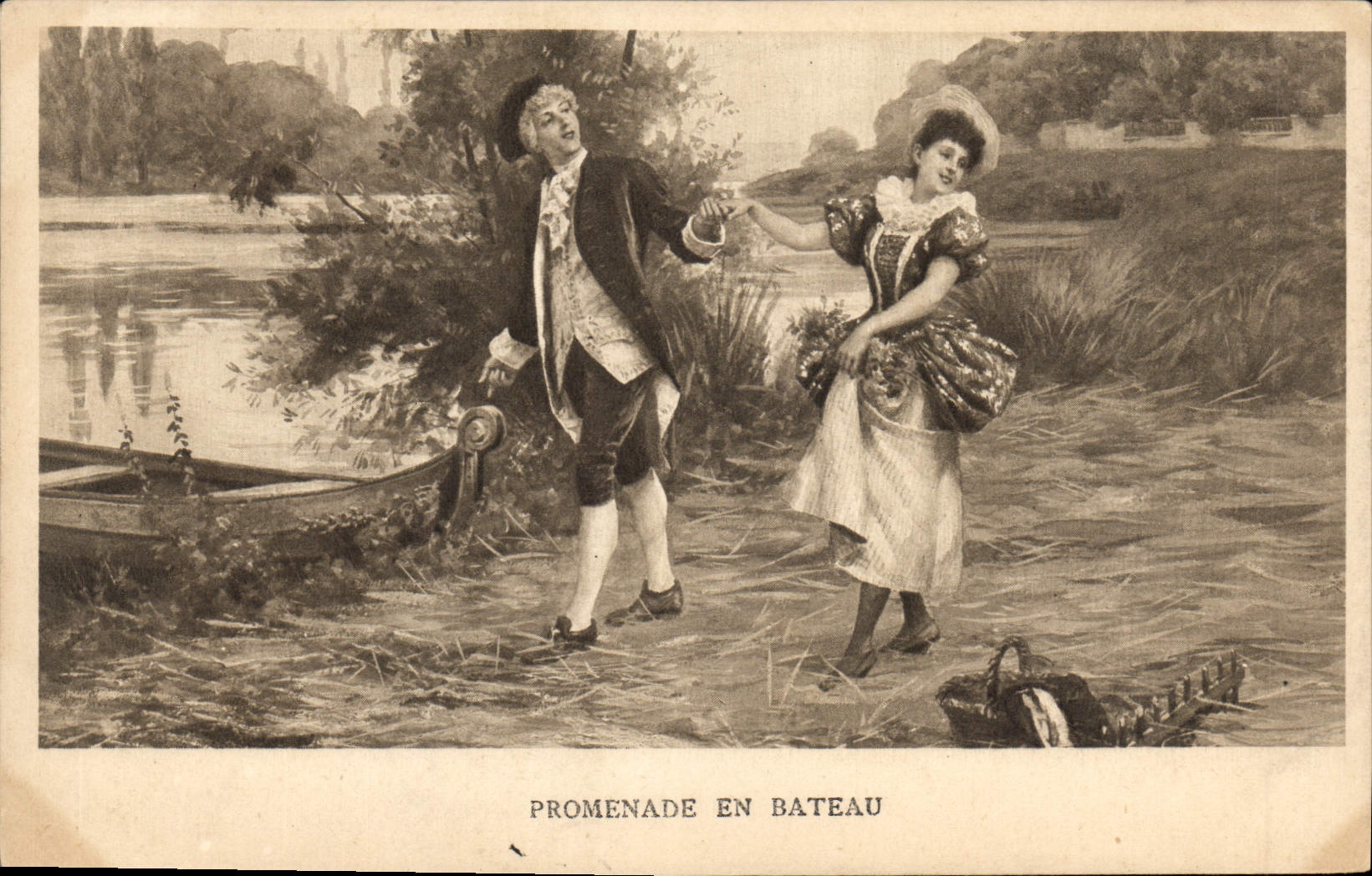 CPA Promenade en Bateau 