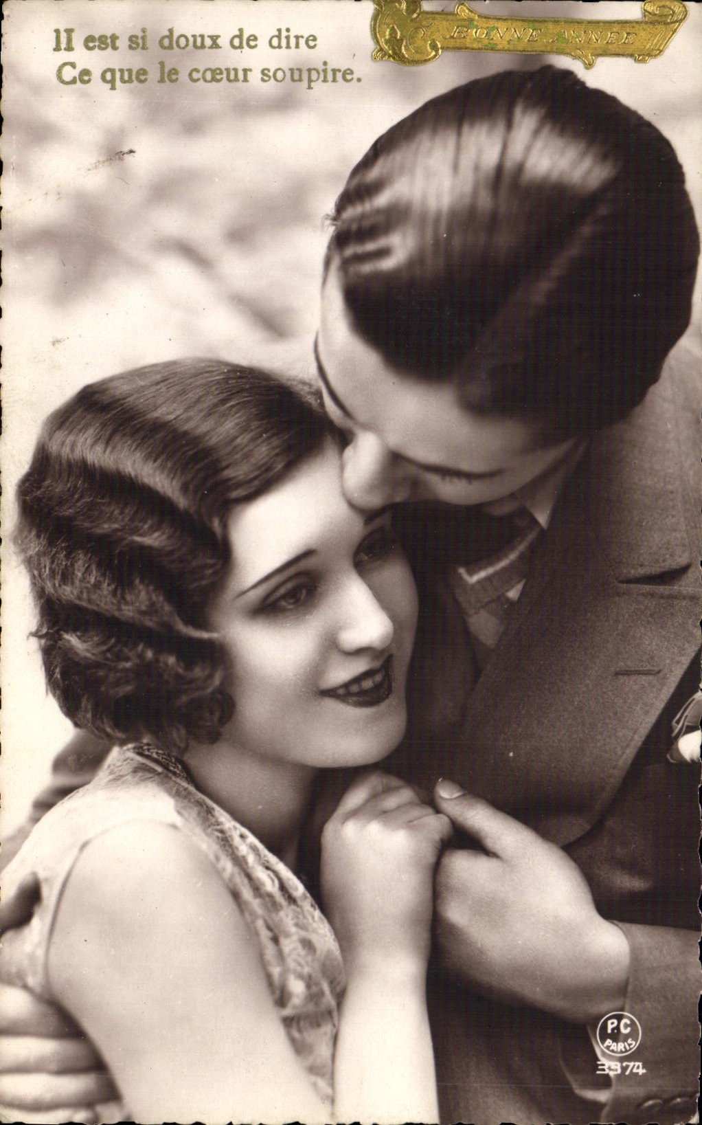 CPA Il est si doux de dire ce que le coeur soupire Femme