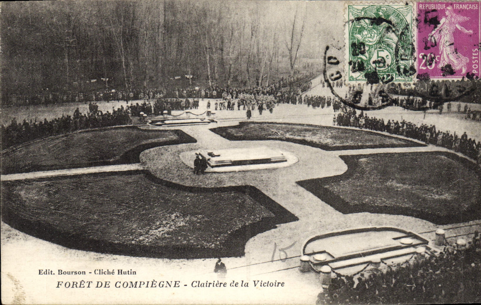 CPA Foret de Compiegne Glairiere de la Victoire 