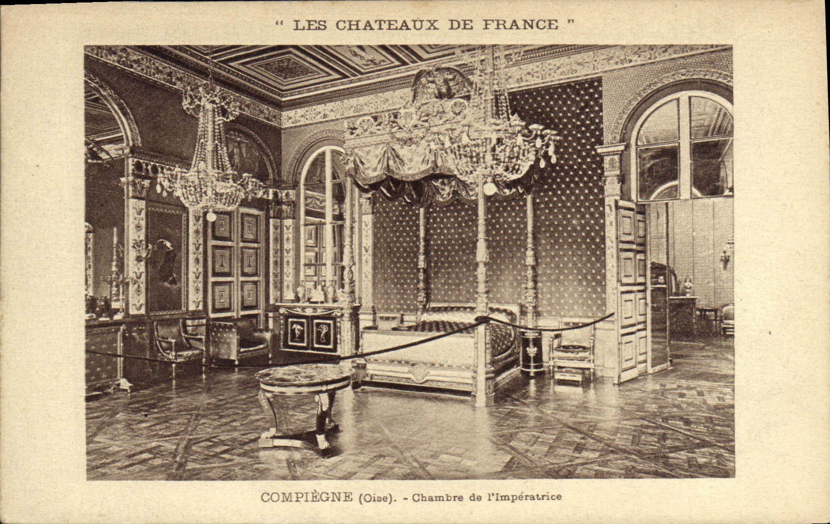 CPA Compiegne Oise Chambre de l'Imperatrice 