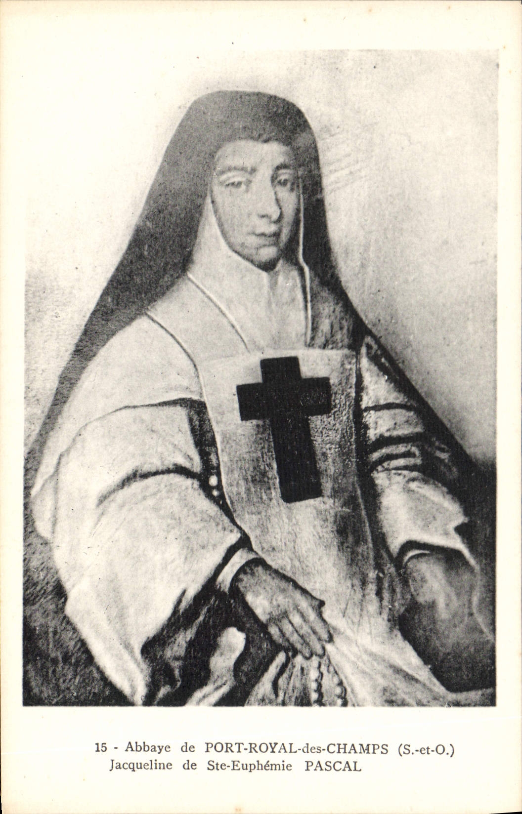 CPA Abbaye de Port Royal des Champs S et O Jacqueline de Ste Euphemie Pascal 
