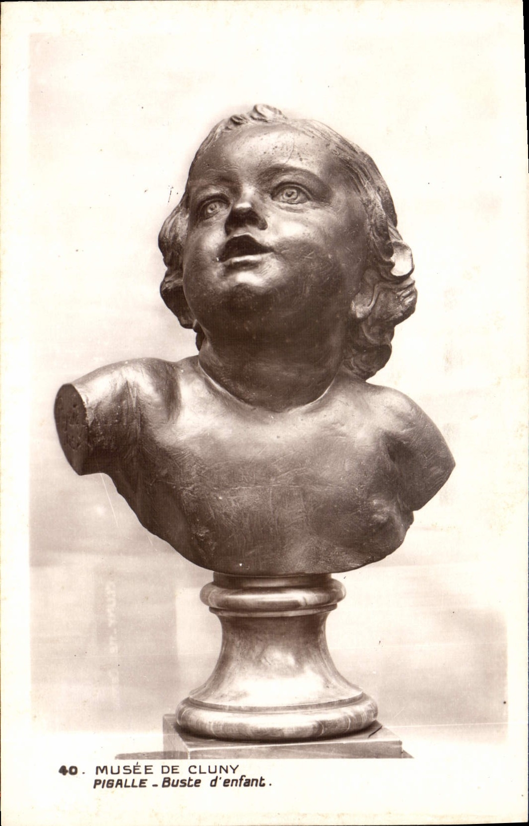 CPA Musee de Cluny Pisalle Buste d'enfant 
