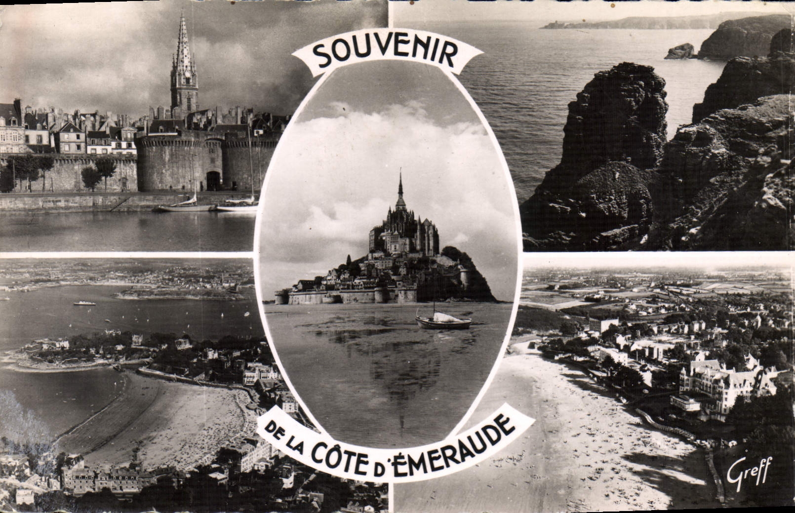 CPA Souvenir de la Cote d'Emeraude Dinard 