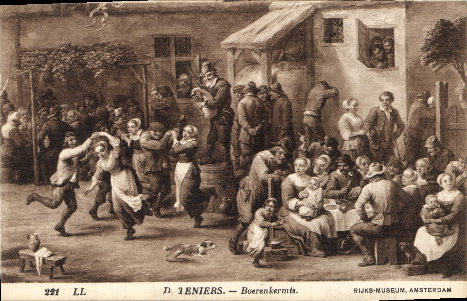 CPA Teniers Boerenkermis Museum Amsterdam