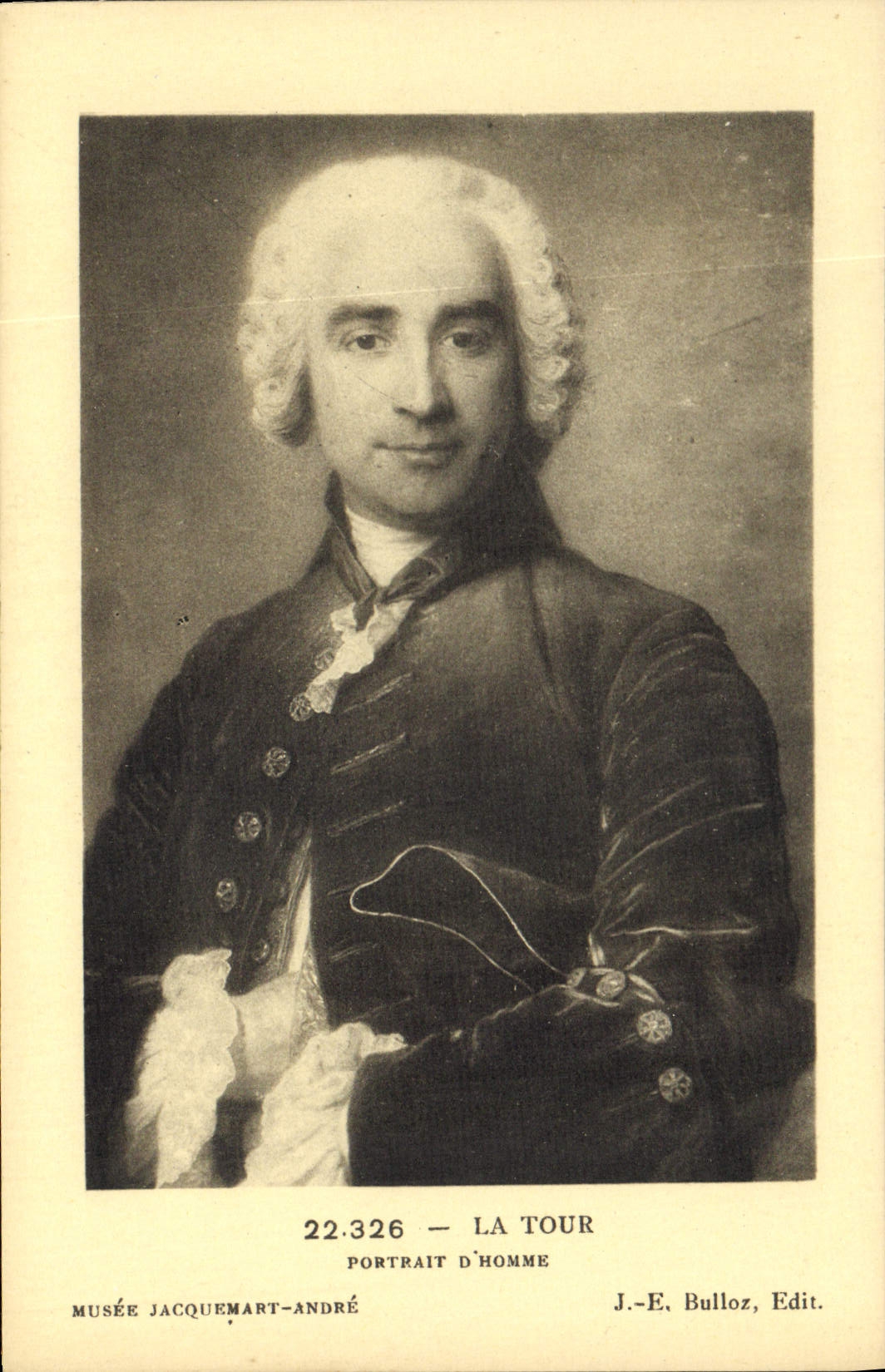 CPA La Tour Portrait d'Homme Musee Jacquemart Andre