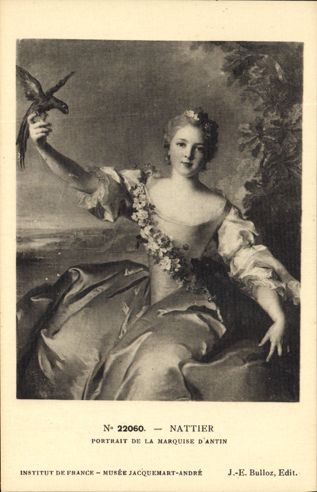 CPA Nattier Portrait de la Marquisse d'Antin Institut de France Musee Jacquemart Andre 