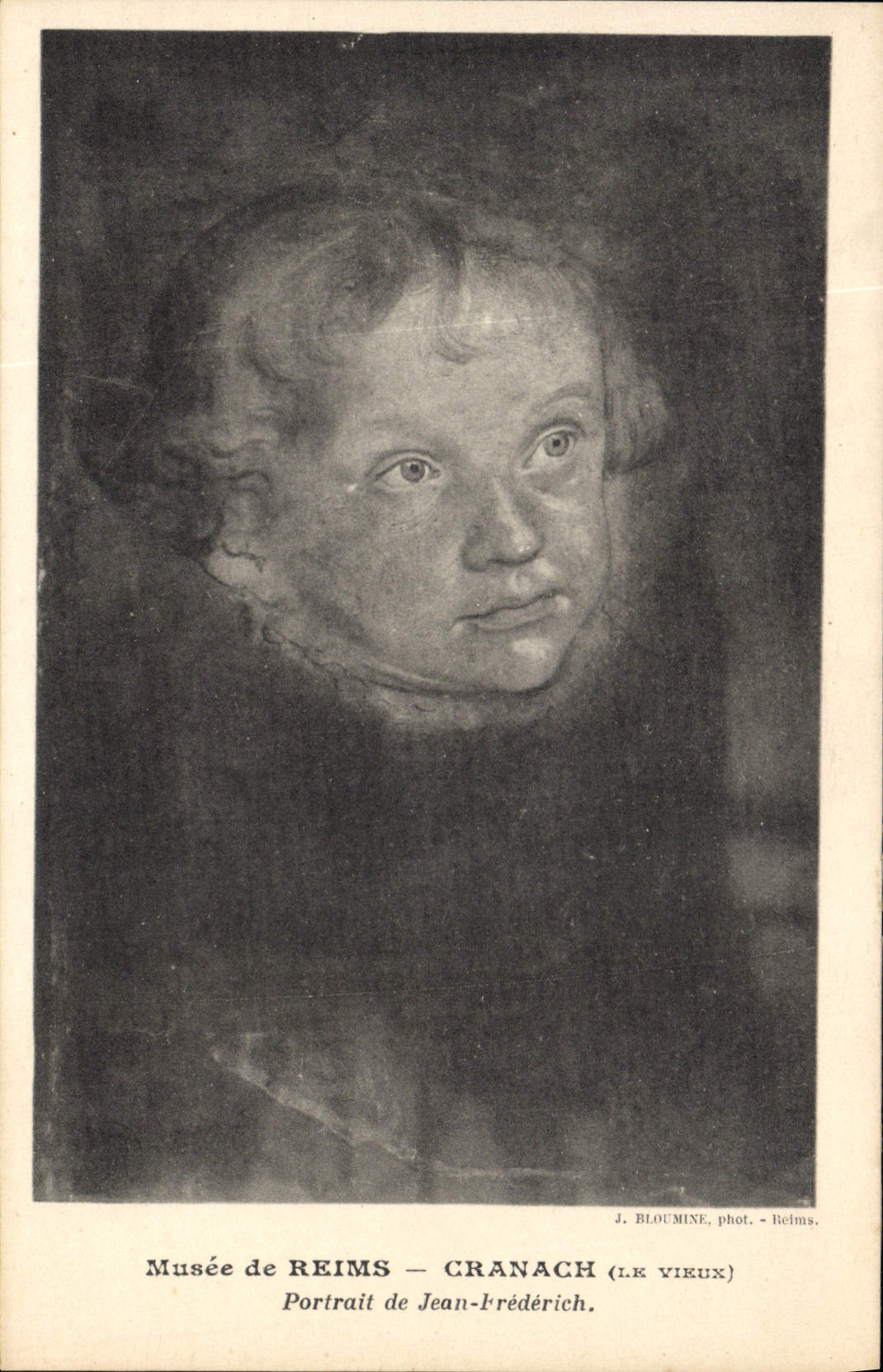 CPA Musee de Reims Cranach le vieux Portrait de Jean Frederich 